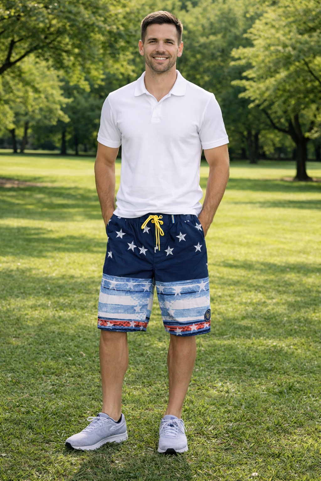 Banana Boat UPF 50+ Men 4-Way Stretch Performance Quick Dry Board Shorts