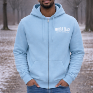 Basix of America Soft Multon Full Zipper Hooded Sweatshirt