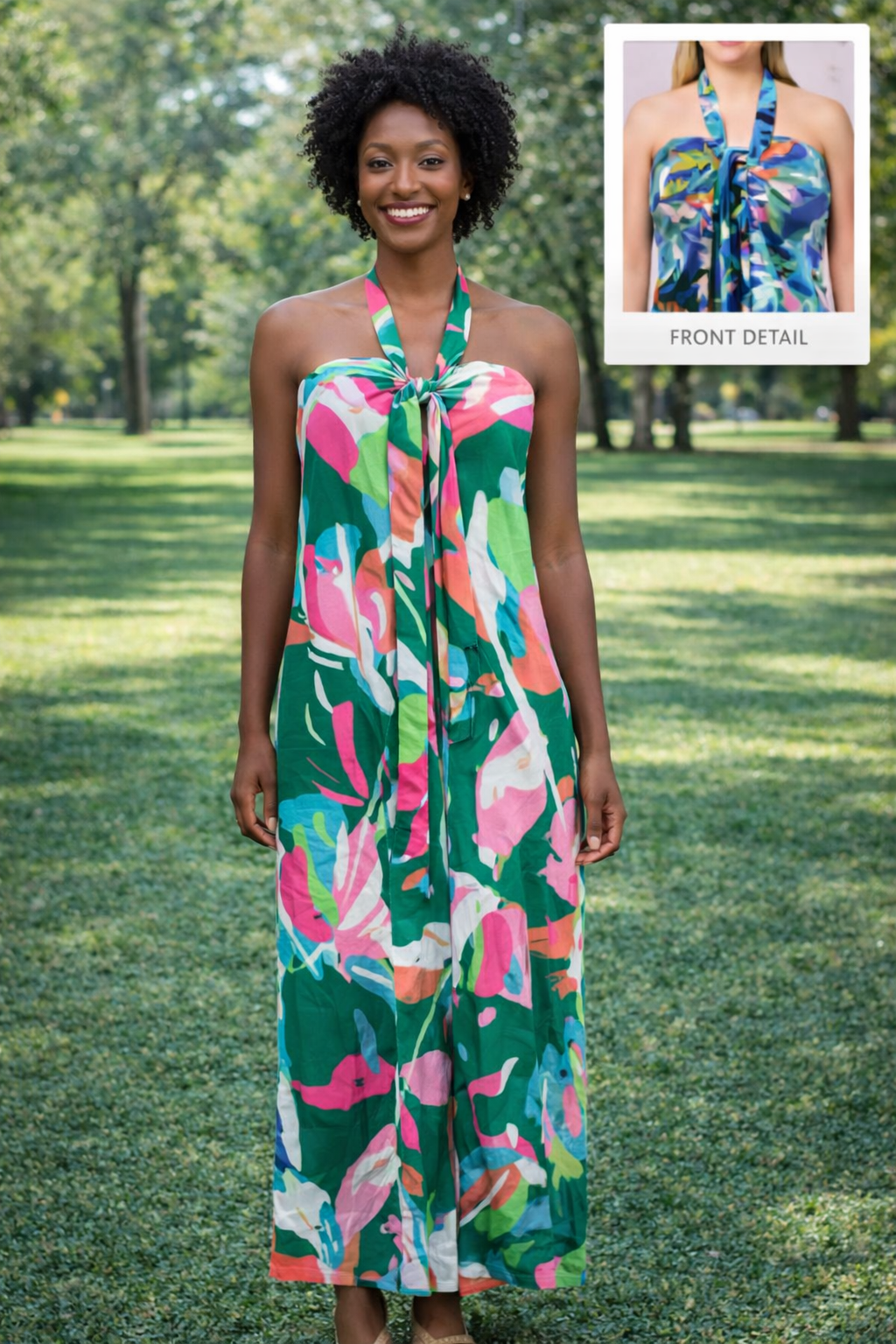 Banana Boat UPF50+ Spandex Long Poly Dress