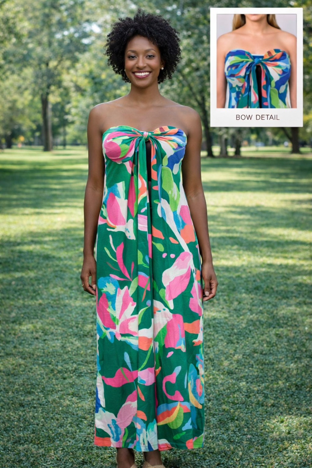 Banana Boat UPF50+ Spandex Long Poly Dress - Image 3