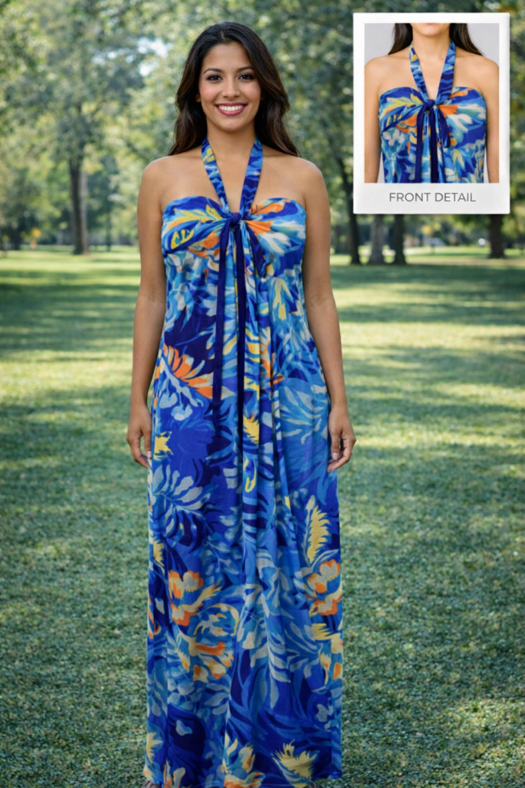 Banana Boat UPF50+ Spandex Long Poly Dress - Image 4