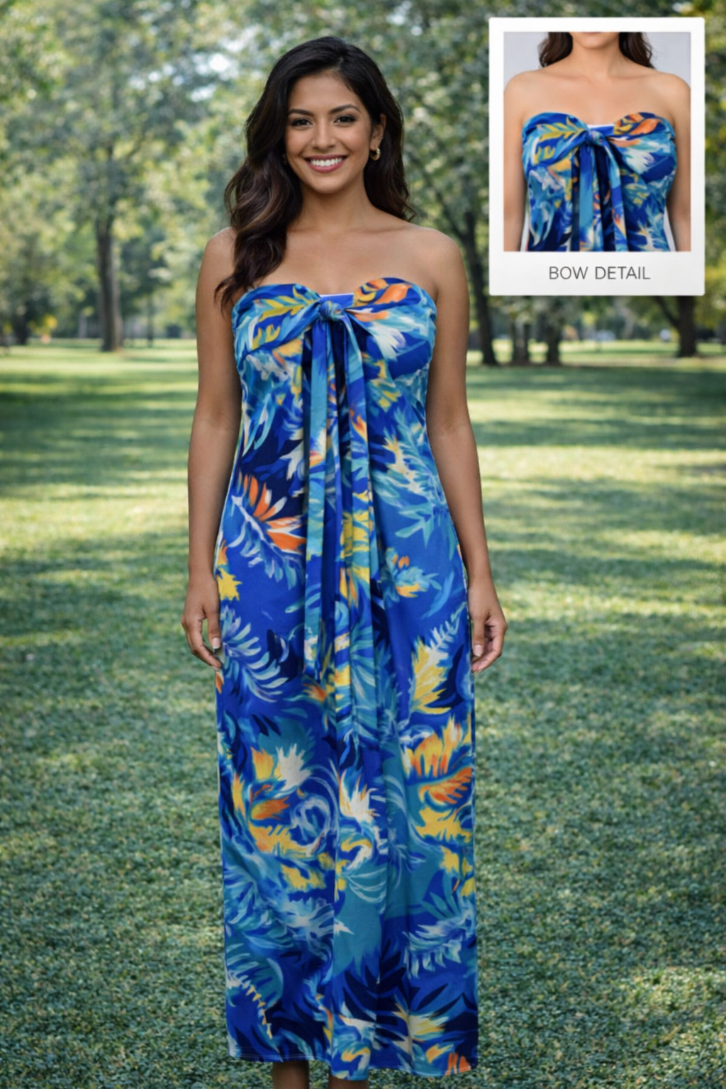 Banana Boat UPF50+ Spandex Long Poly Dress - Image 5