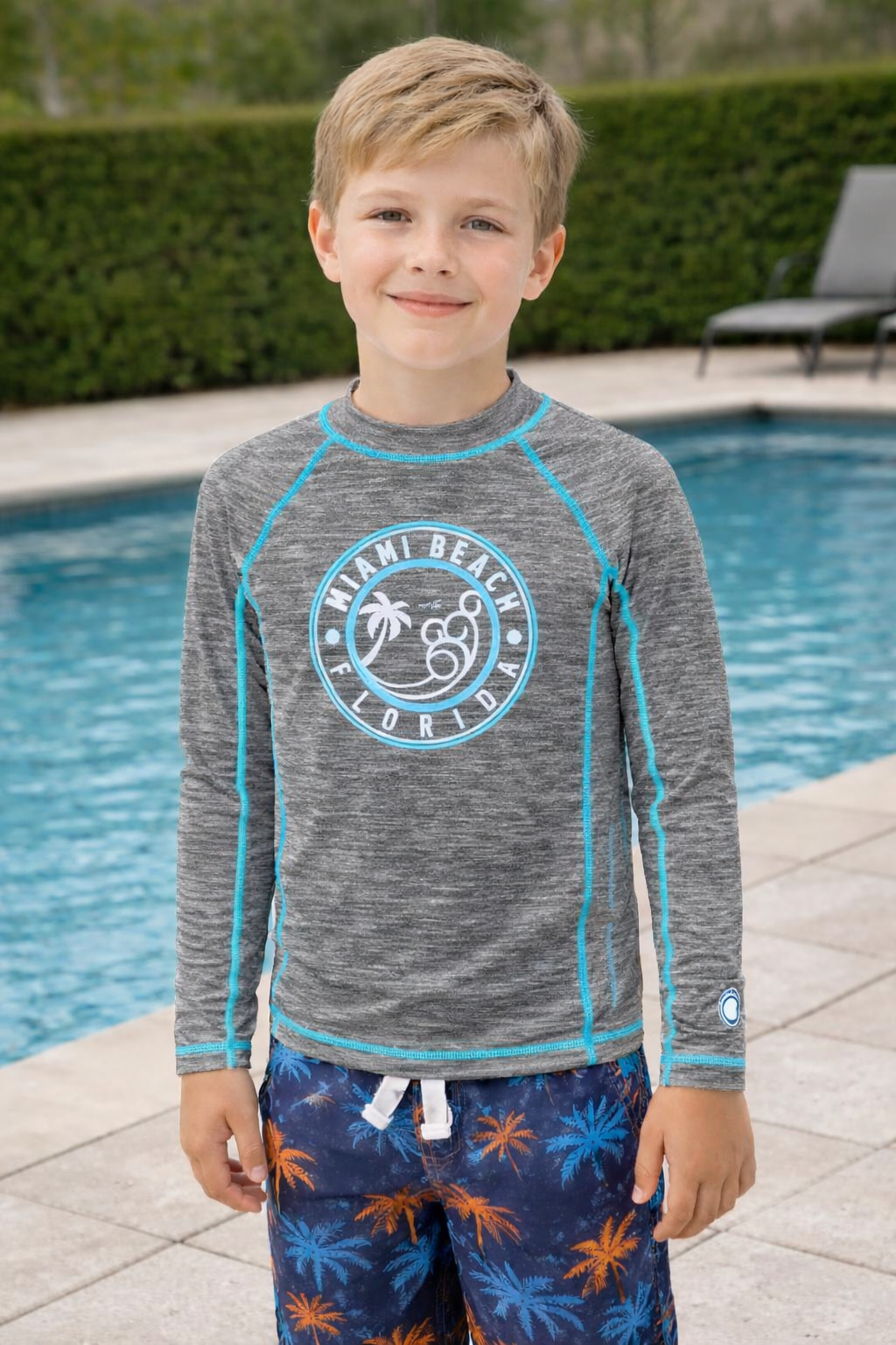 Kids UPF 50+ Long Sleeve Rash Guard - Image 4