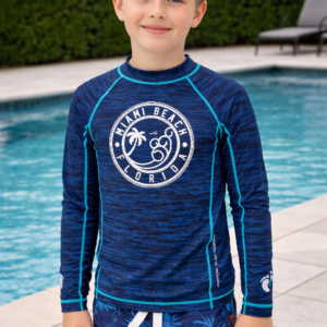 Kids UPF 50+ Long Sleeve Rash Guard