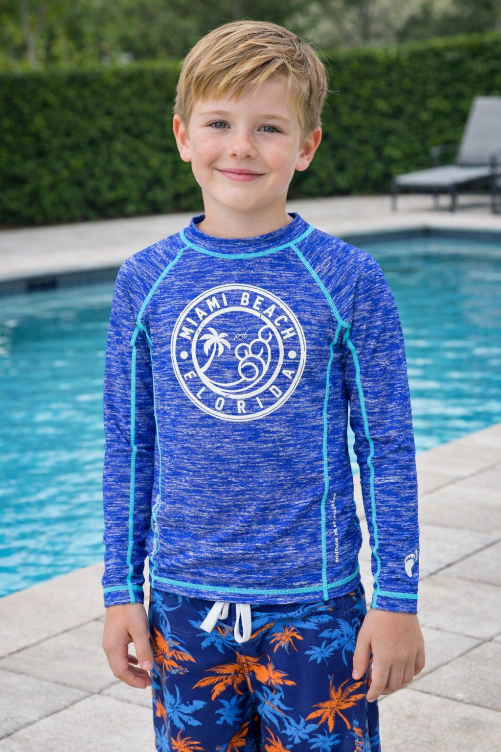 Kids UPF 50+ Long Sleeve Rash Guard - Image 6