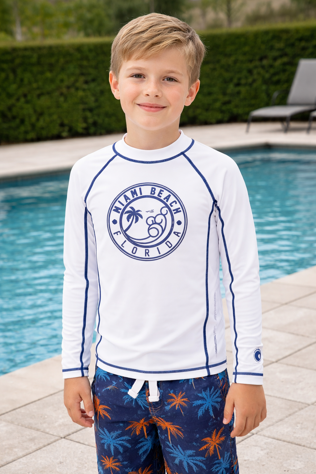 Kids UPF 50+ Long Sleeve Rash Guard - Image 7