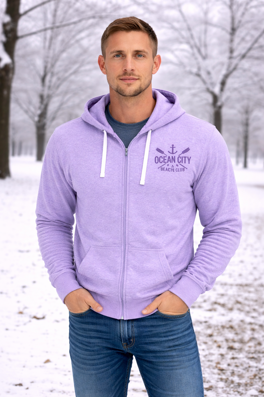 Full Zip Nantucket Hooded Sweatshirt - Image 7