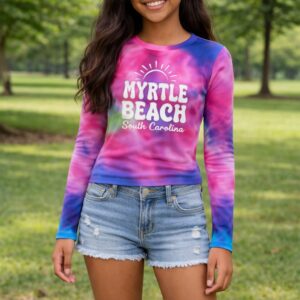 Banana Boat Kids UPF 50+ Long Sleeve Performance Tie Dye Tee