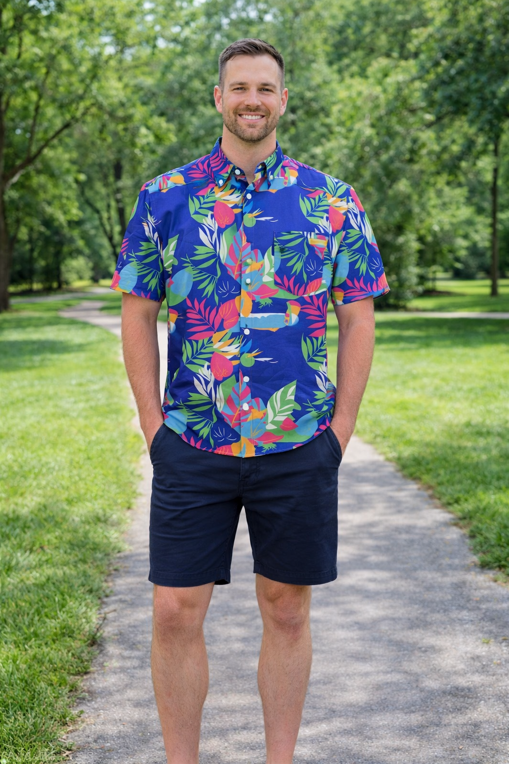 Banana Boat UPF 50+ Hawaiian Shirt - Image 5