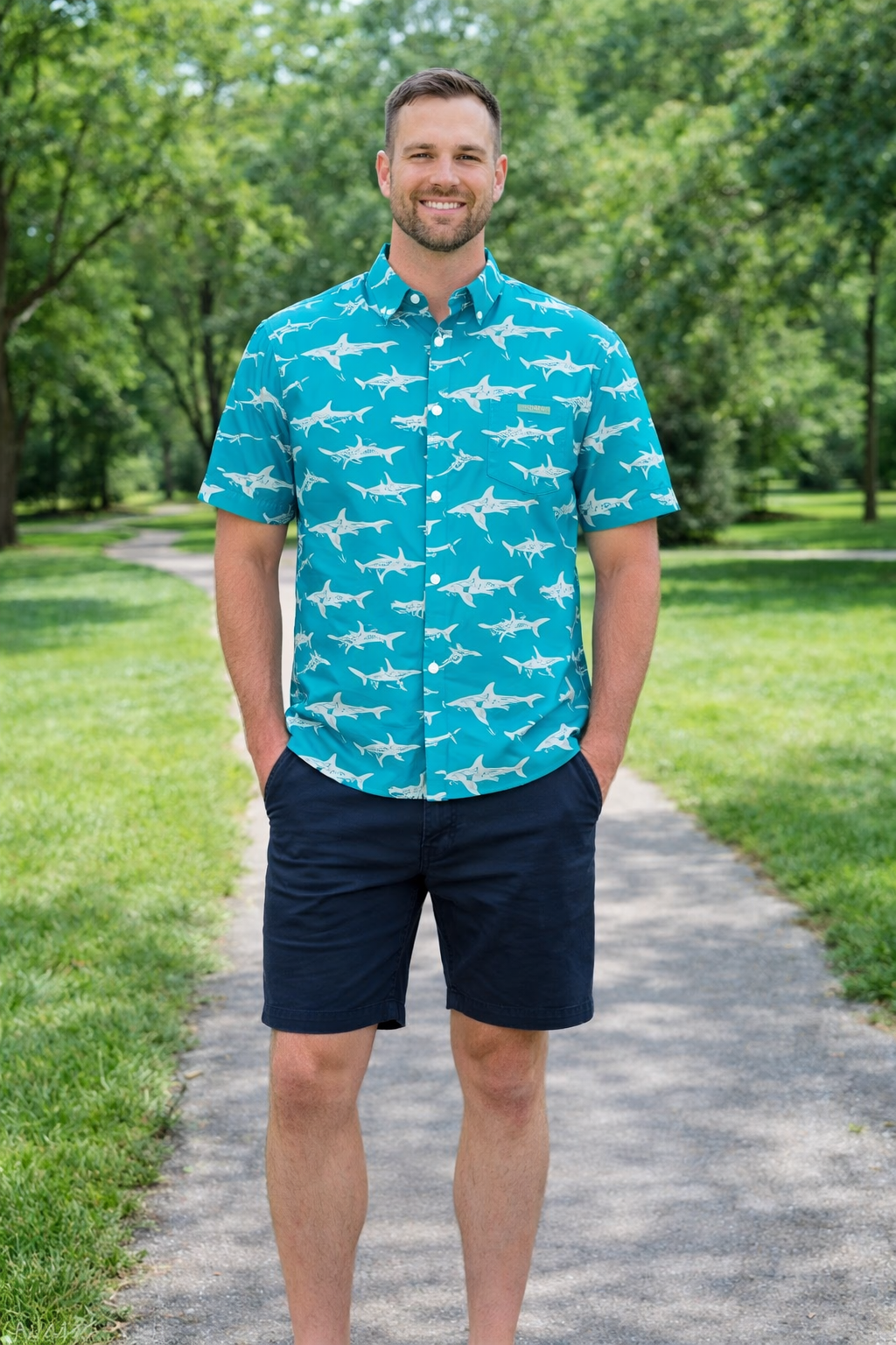 Banana Boat UPF 50+ Hawaiian Shirt - Image 6