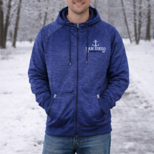 Men's Performance Full Zip Hoodie Sweatshirt