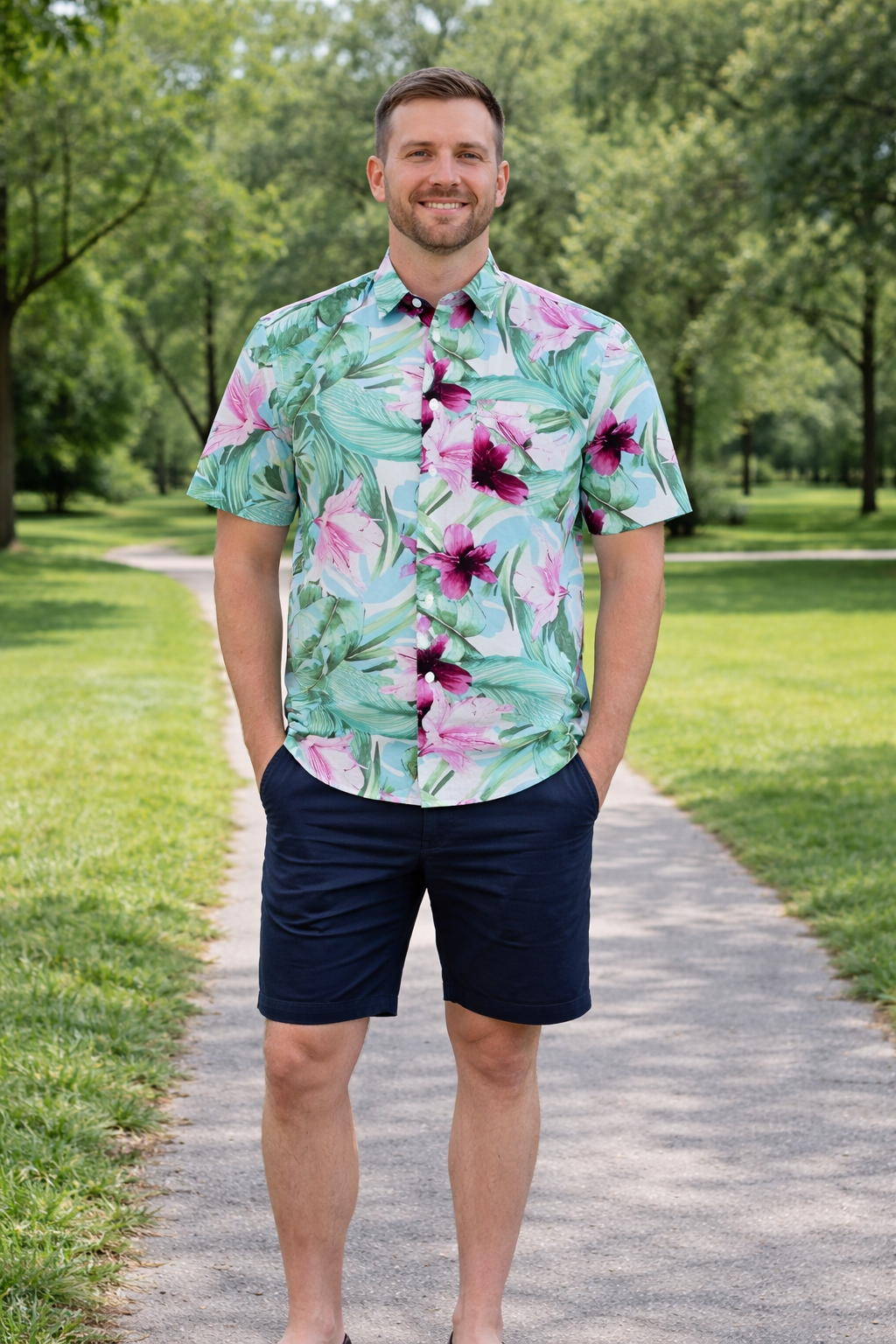 Banana Boat UPF 50+ Hawaiian Shirt - Image 8