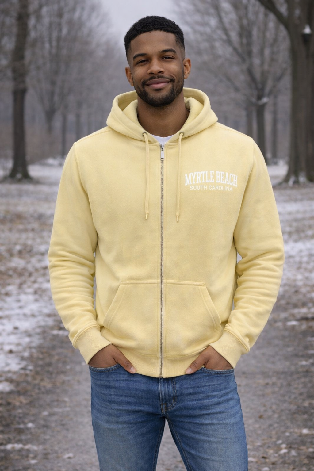 Basix of America Soft Multon Full Zipper Hooded Sweatshirt - Image 6