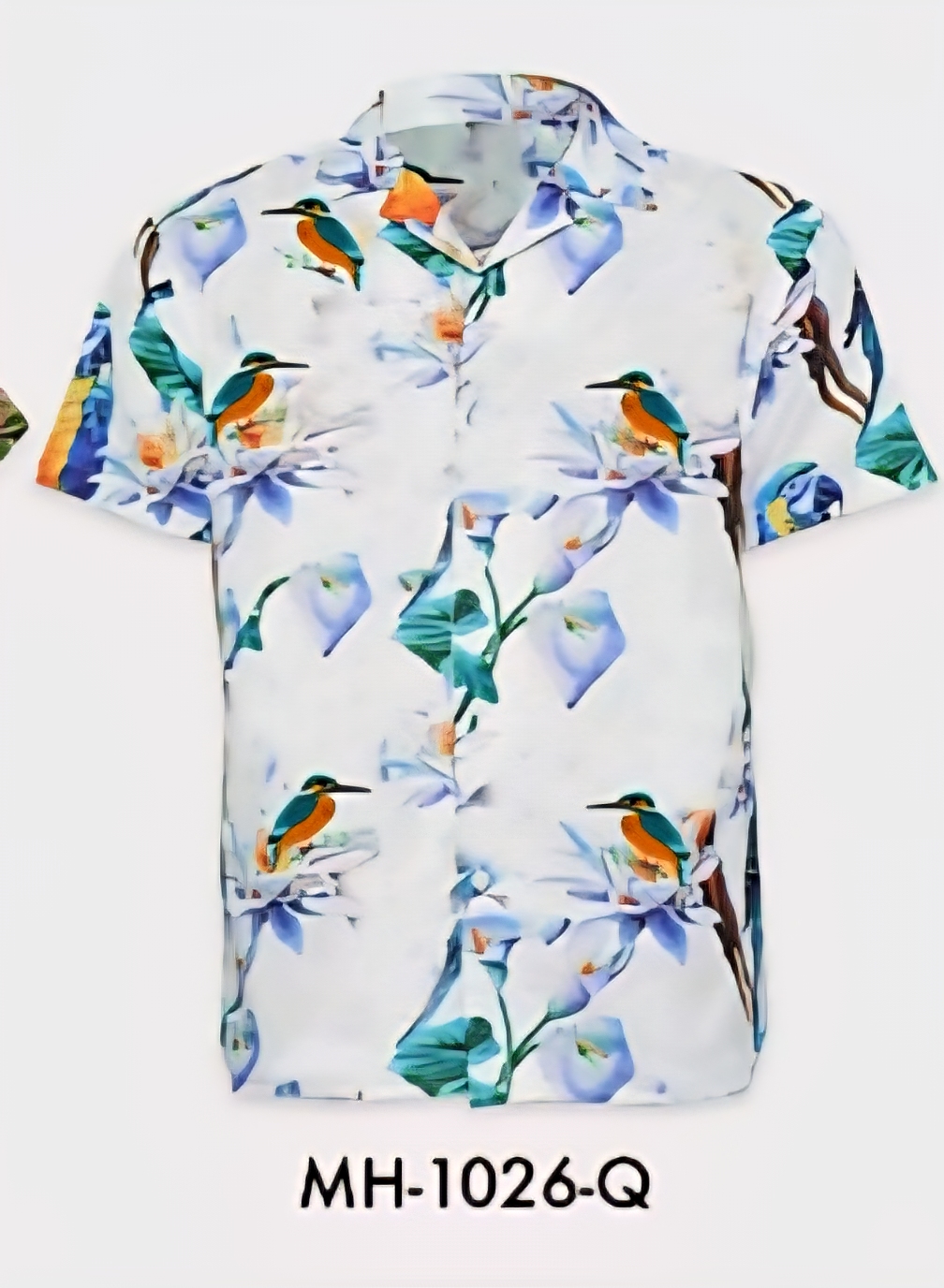 Men Short Sleeve Hawaiian Shirt - Image 4
